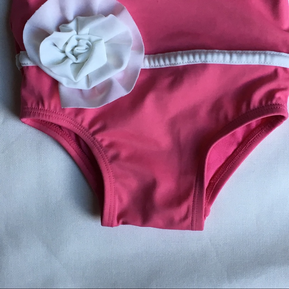 Gap bathing suit one piece 0 3 months baby pink - Picture 8 of 8